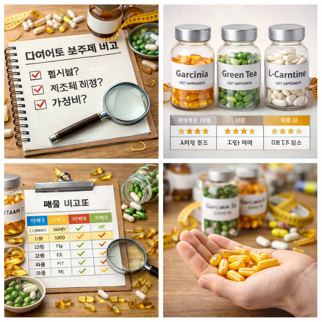 오메가3&amp;#44; 비타민D&amp;#44; 다이어트 보조제 브랜드 비교 BEST 5