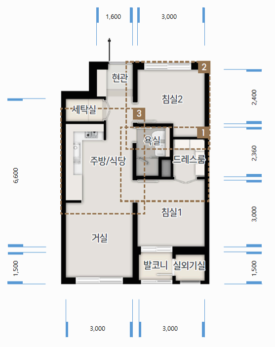 산성역 헤리스톤 평면도 46a - 2