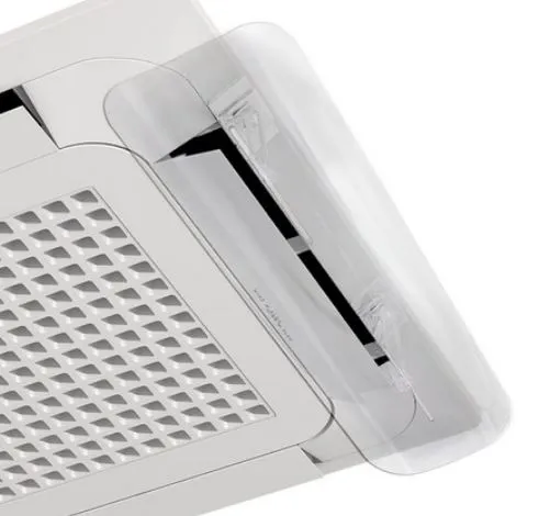 안구건조-해결-후기-에어컨-바람막이-설치-모습