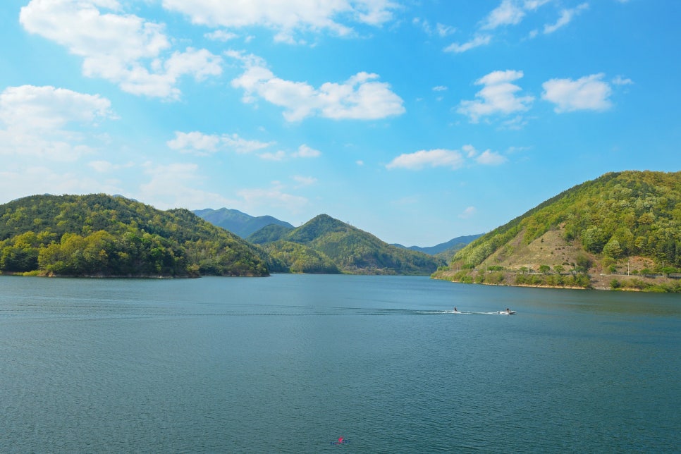 성주호둘레길 전경