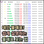 태안 물때표 썸네일 이미지