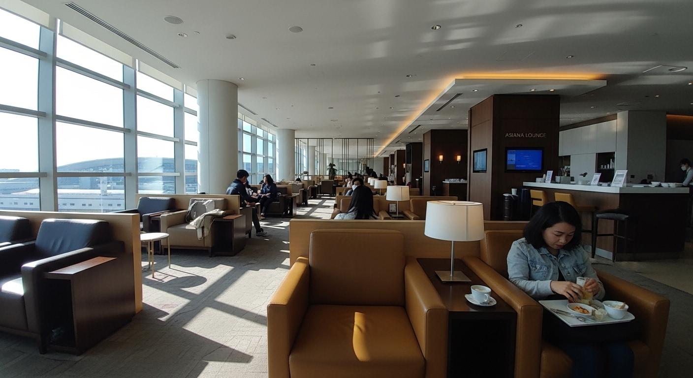 김포공항 아시아나 라운지