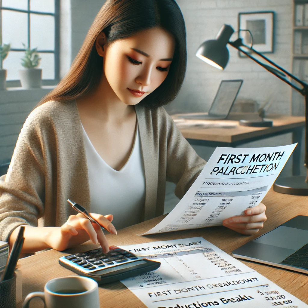 입사 첫 달 급여, 정확히 계산하는 방법! 일수부터 공제까지 완벽 정리