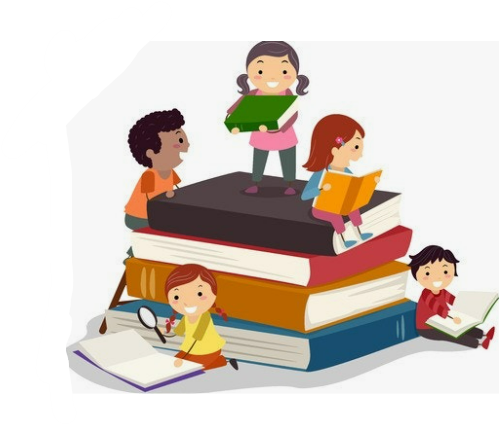 아이들이 책 읽는 모습 그림