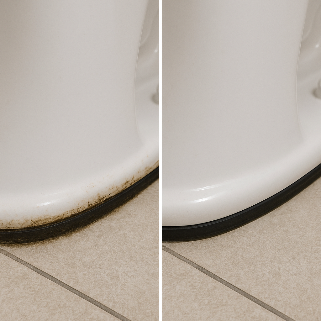 [찌든 때 없이 산다 28] 🧻 변기 아래 고무패킹 찌든때, 이걸로 간단히 해결!