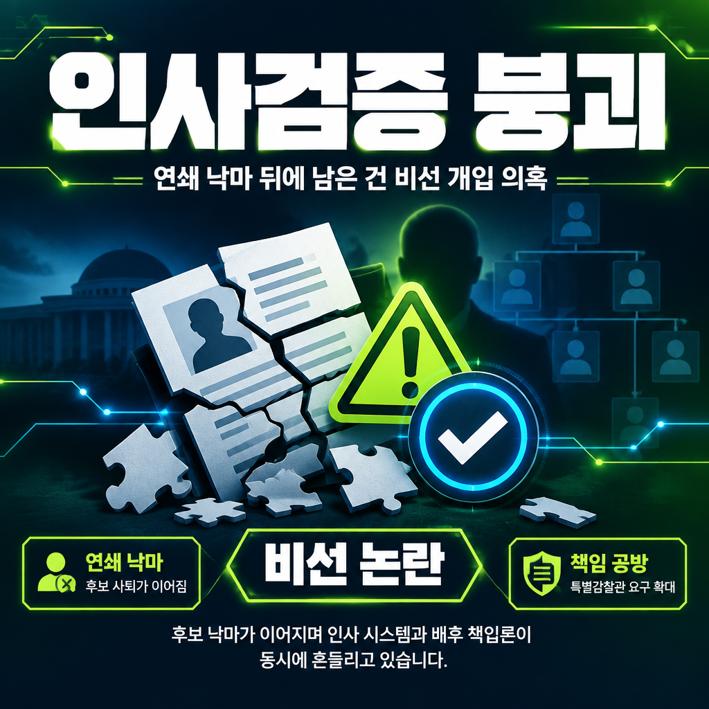 인사검증 붕괴