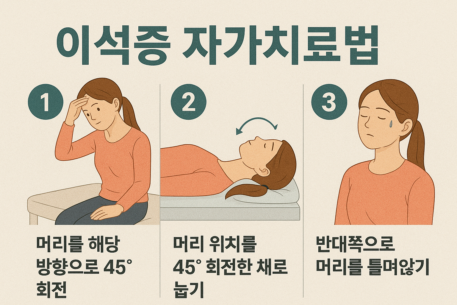 이석증 자가치료