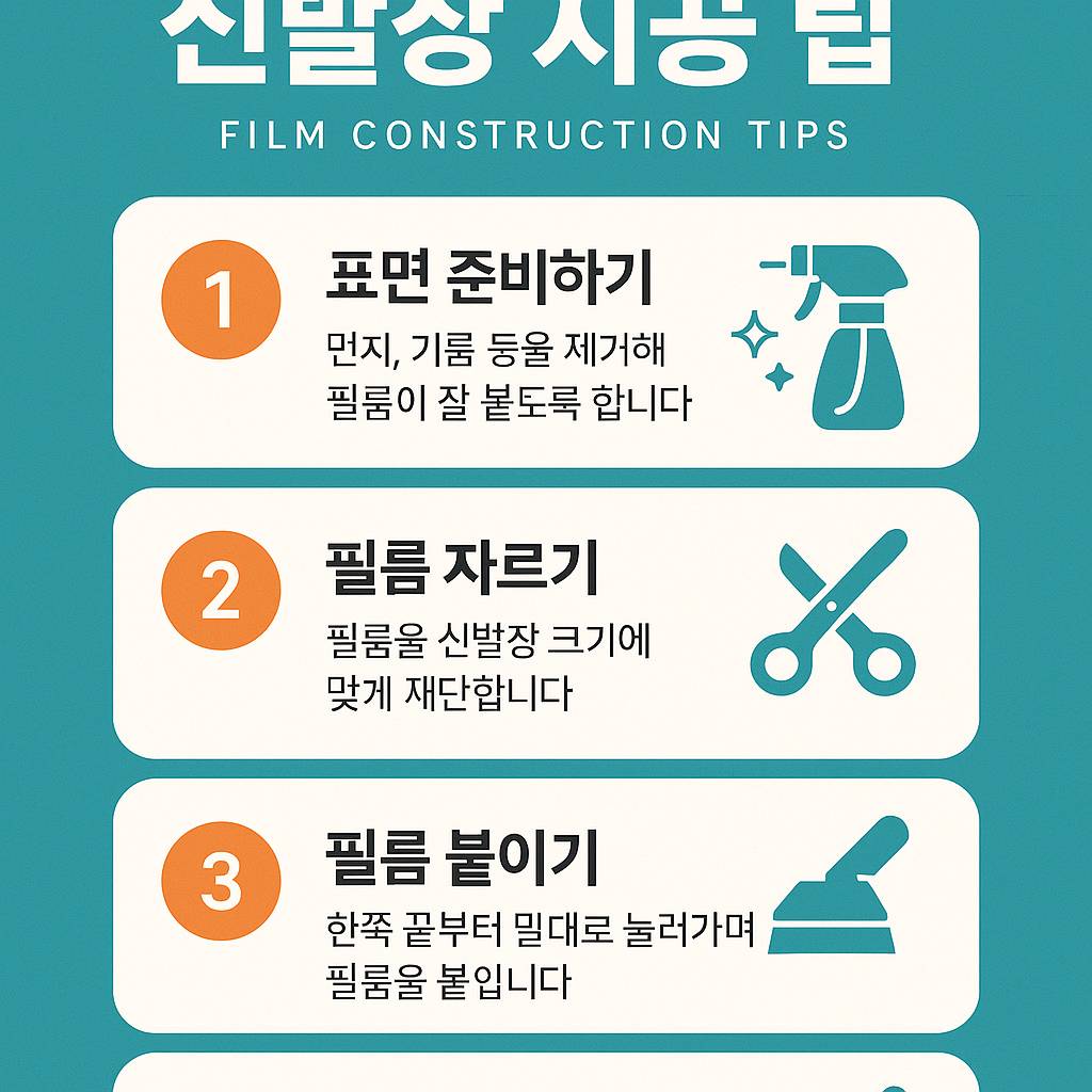 신발장 필름 활용 팁 이미지