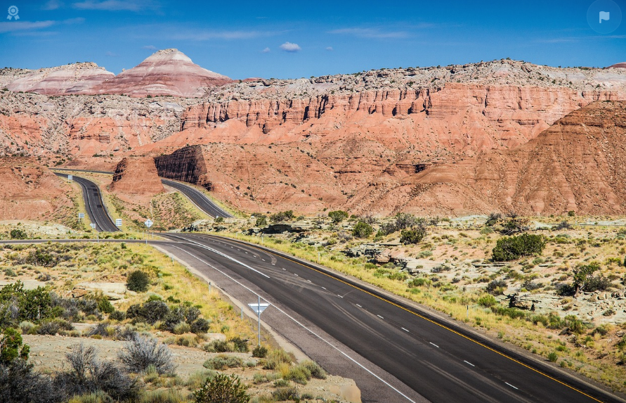 미국 고속도로 풍경