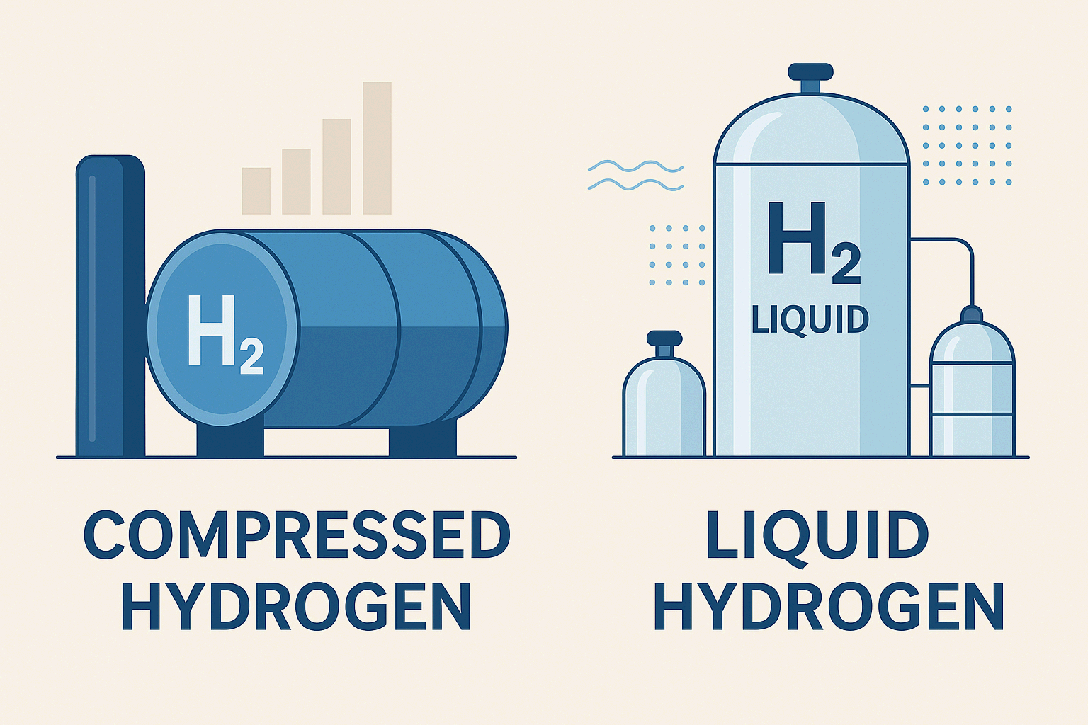 압축수소 vs 액화수소