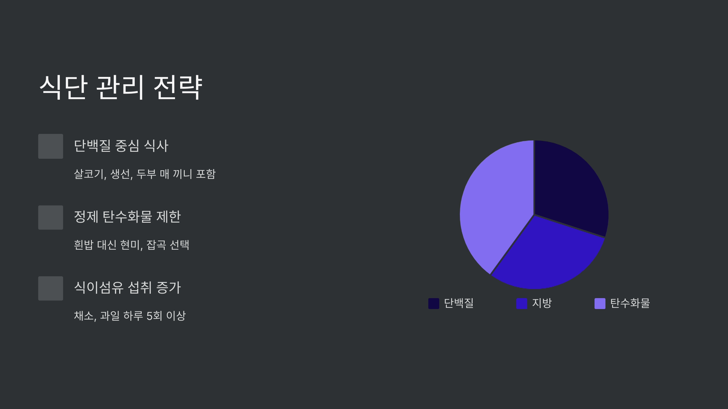 🥗 식단 관리 전략