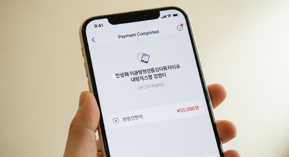 결제 확인