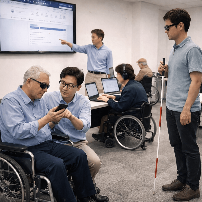 디지털배움터와 장애인 디지털 접근성: 기초 디지털 교육 체계 분석