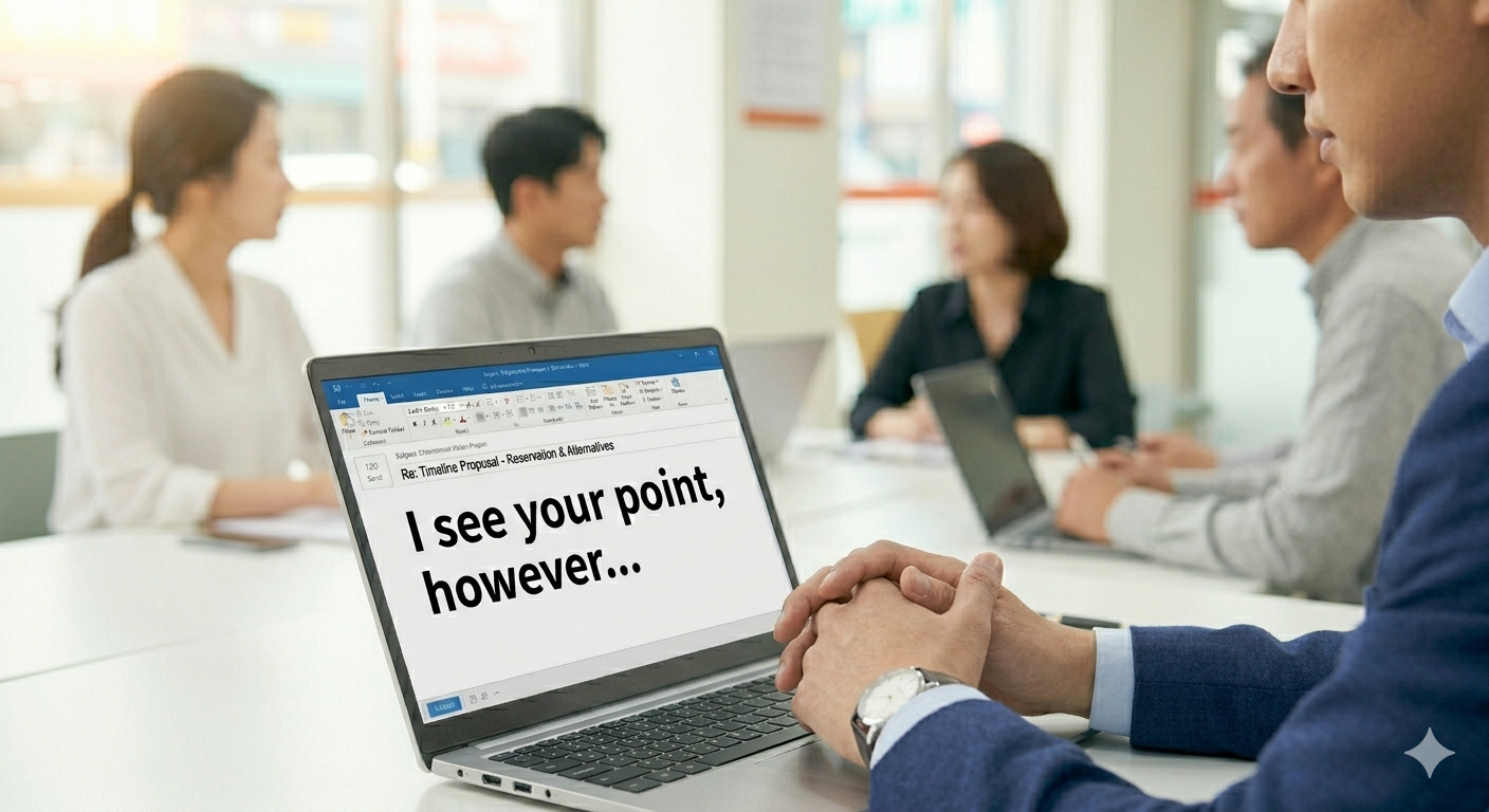 전문적인 비즈니스 영어 반대 제스처