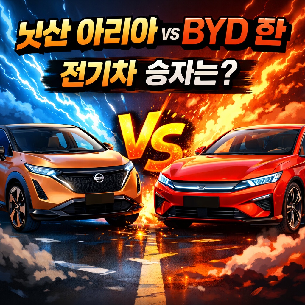 닛산 아리아 vs BYD 한, 전기차 승자는?