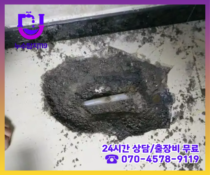 덕이동 아파트 빌라 화장실 천장 누수5