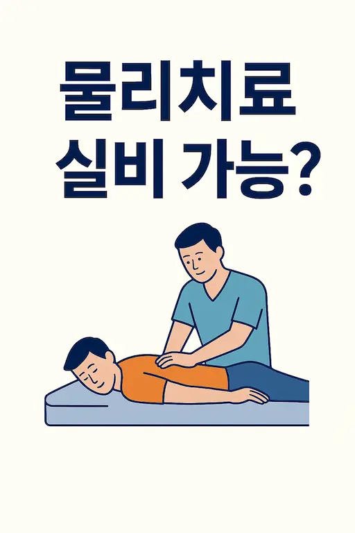 물리치료, 실비보험 적용되나요? 직접 청구해본 후기와 기준 정리!