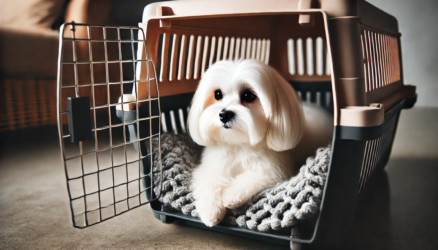 그레이트 안에서 편하게 지내는 모습