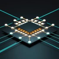 노벨물리학상2025: 거시적 양자 현상을 활용한 양자컴퓨터의 초전도 회로를 상징적으로 나타낸 이미지.