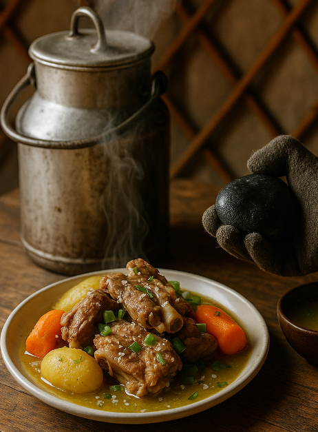 몽골 전통 음식 호르혹 관련 사진