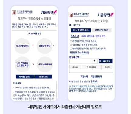 해외주식 양도소득세 신고대행 신청방법