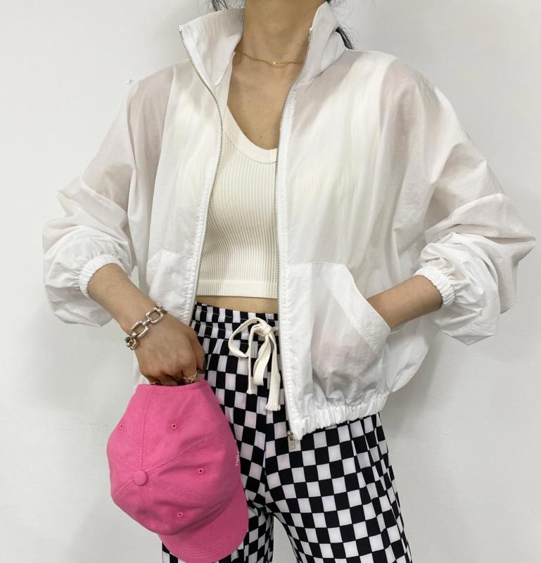 바스락점퍼 여성 여름 블루종 얇은 바람막이 6 color