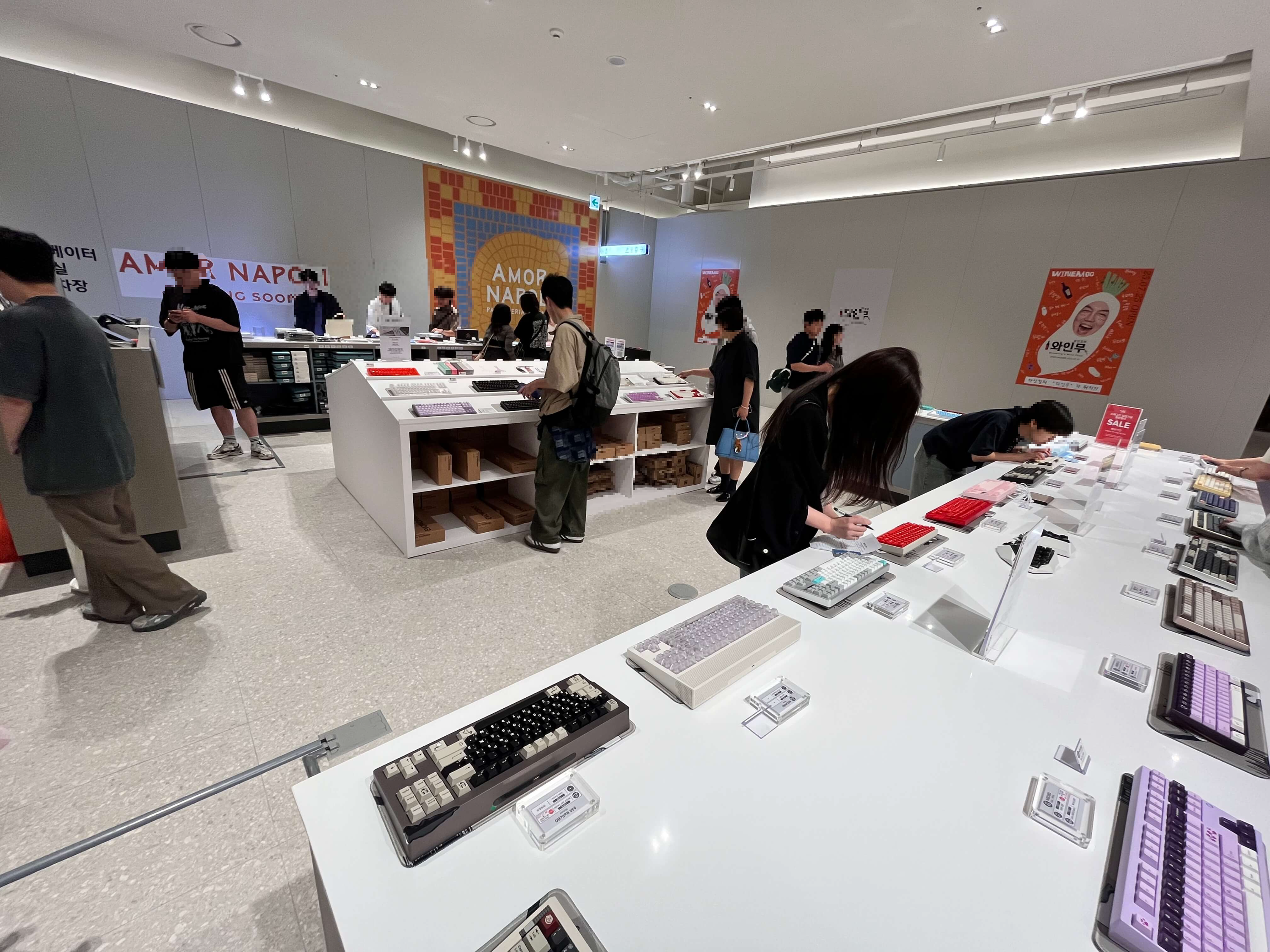 용산 아이파크몰 도파민 스테이션 키보드 스웨그키 팝업스토어