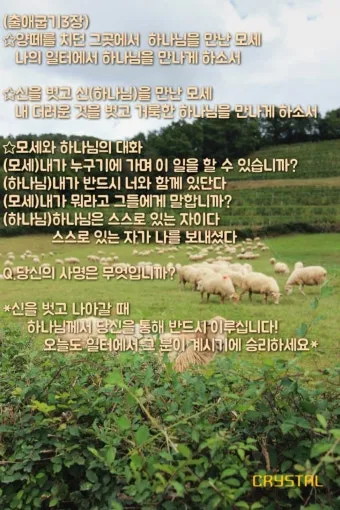 불타는 떨기나무 모세 하느님 출애굽기 3장_25