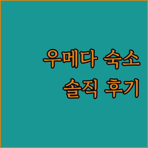 오사카 우메다 가성비 호텔 어디? 솔
