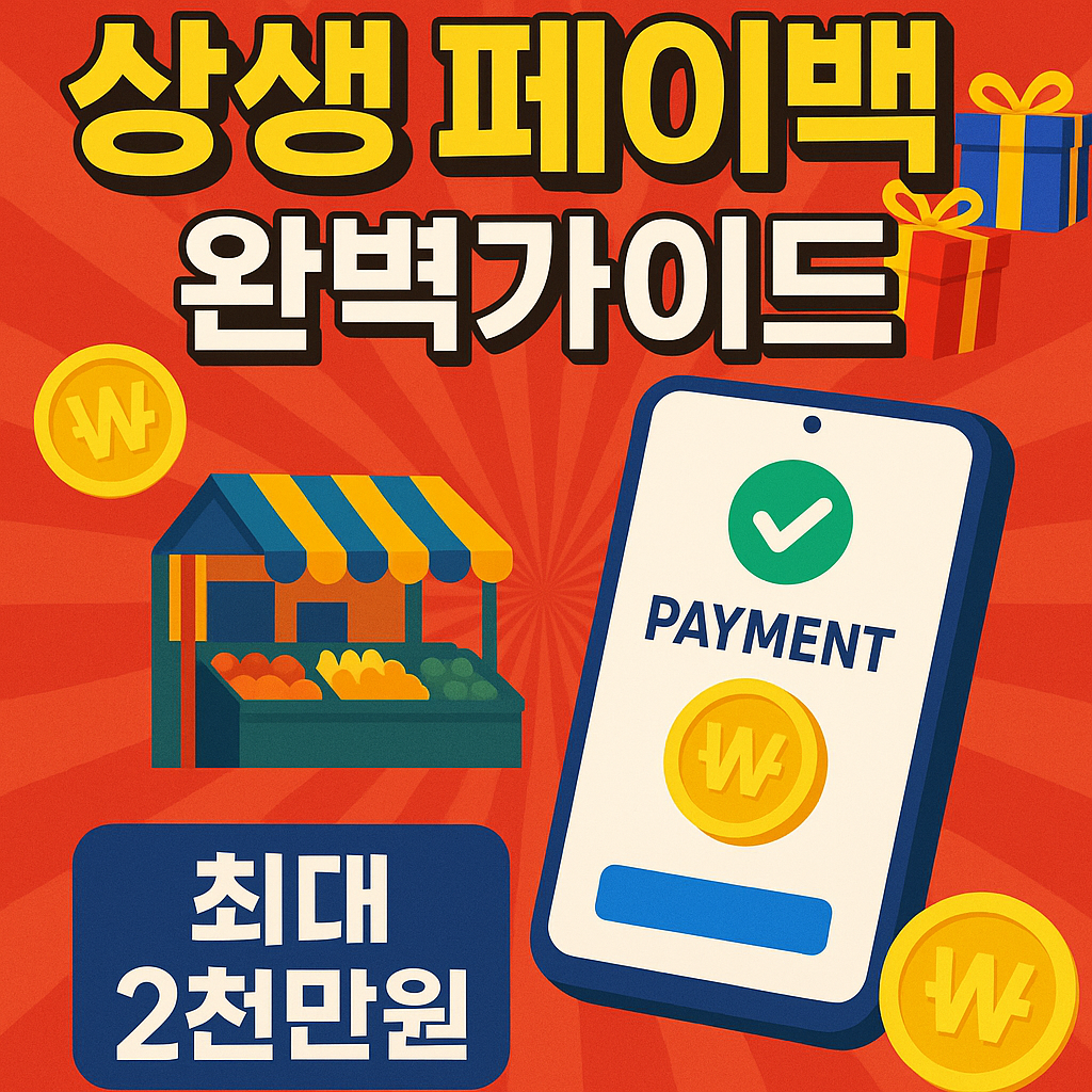 2025 상생 페이백 신청방법 완벽 가이드 - 최대 2천만원 소비복권까지