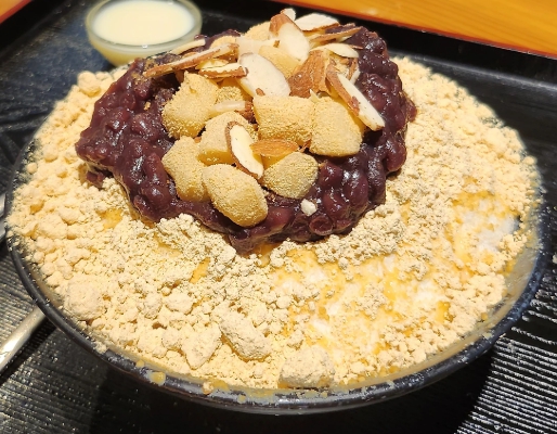 한국의 떡 종류 인절미-인절미 빙수