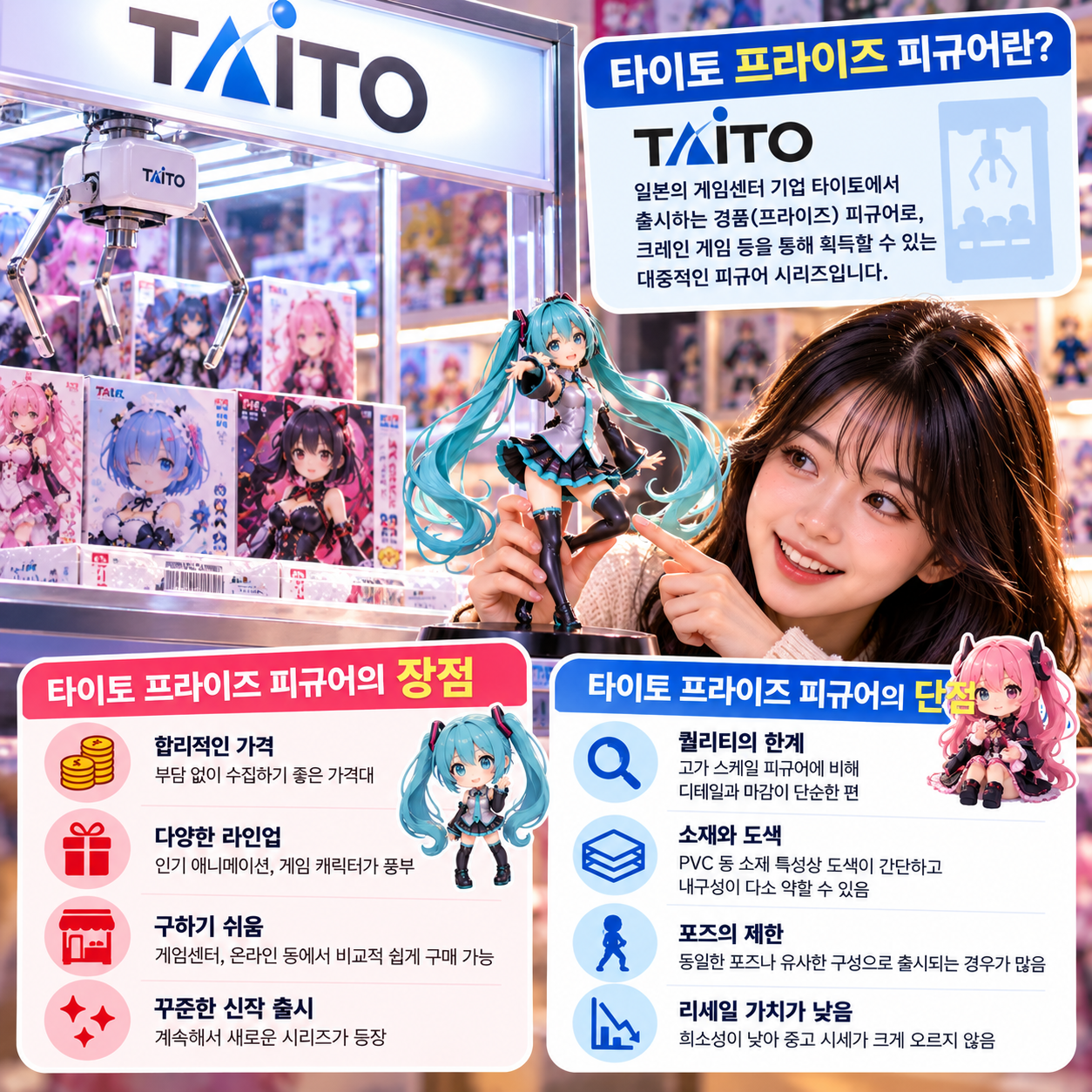 타이토 프라이즈 피규어 특징