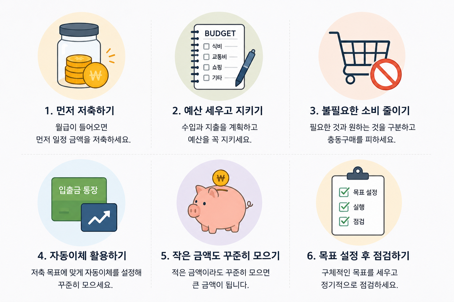 돈 모으는 기본 습관