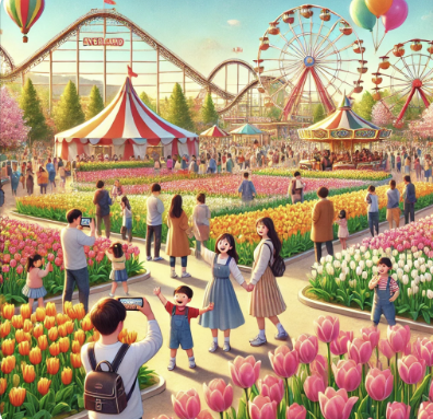 애버랜드 툴립 축제 관련 사진