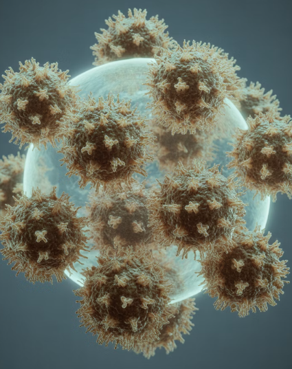 RSV 바이러스 세포 이미지