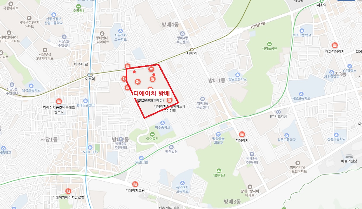 디에이치 방배 입지