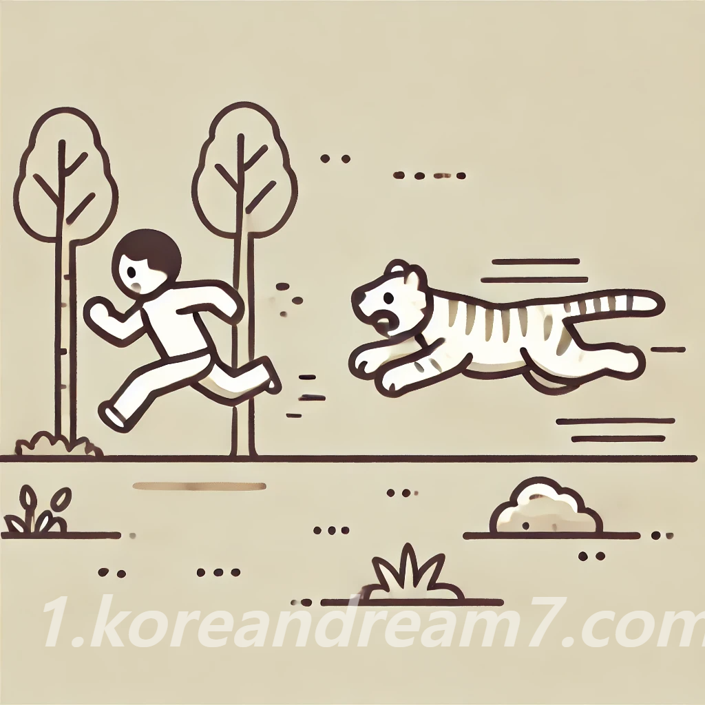 동물한테 쫓기는 꿈