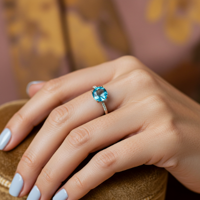 블루 토파즈의 가공 및 세팅 방법