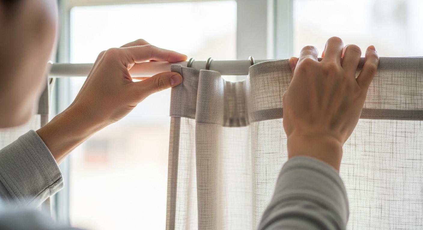 커텐빨래하는 방법