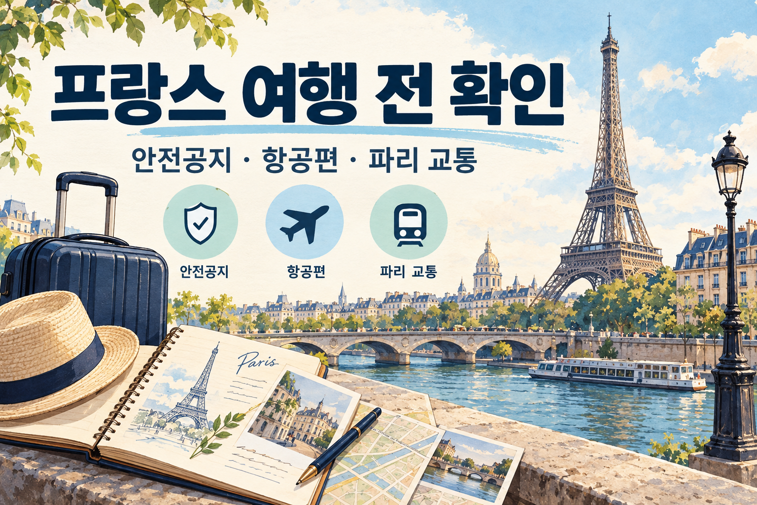 프랑스 시위 보도 - 여행경보·항공편·파리 교통 확인 방법