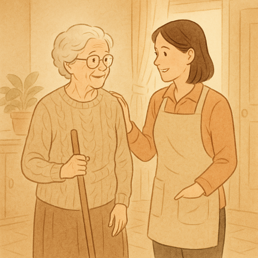 노인 전용 가사도우미 중개사업에 관한 이미지