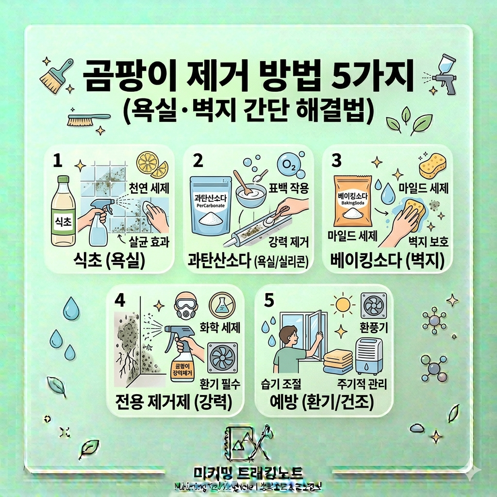 화장실 곰팡이 제거방법