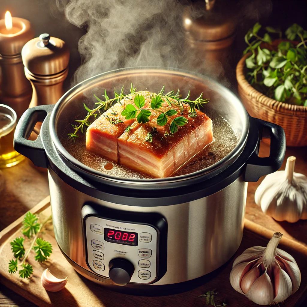 돼지고기 수육 압력밥솥에삶기