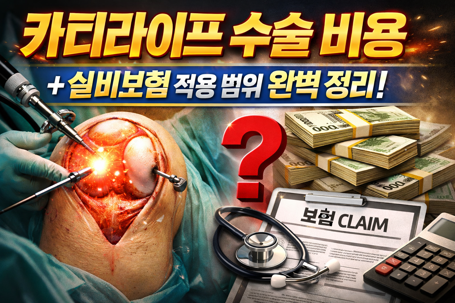 무릎-절개-한-그림과-카티라이프-수술-비용에-관련된-썸네일