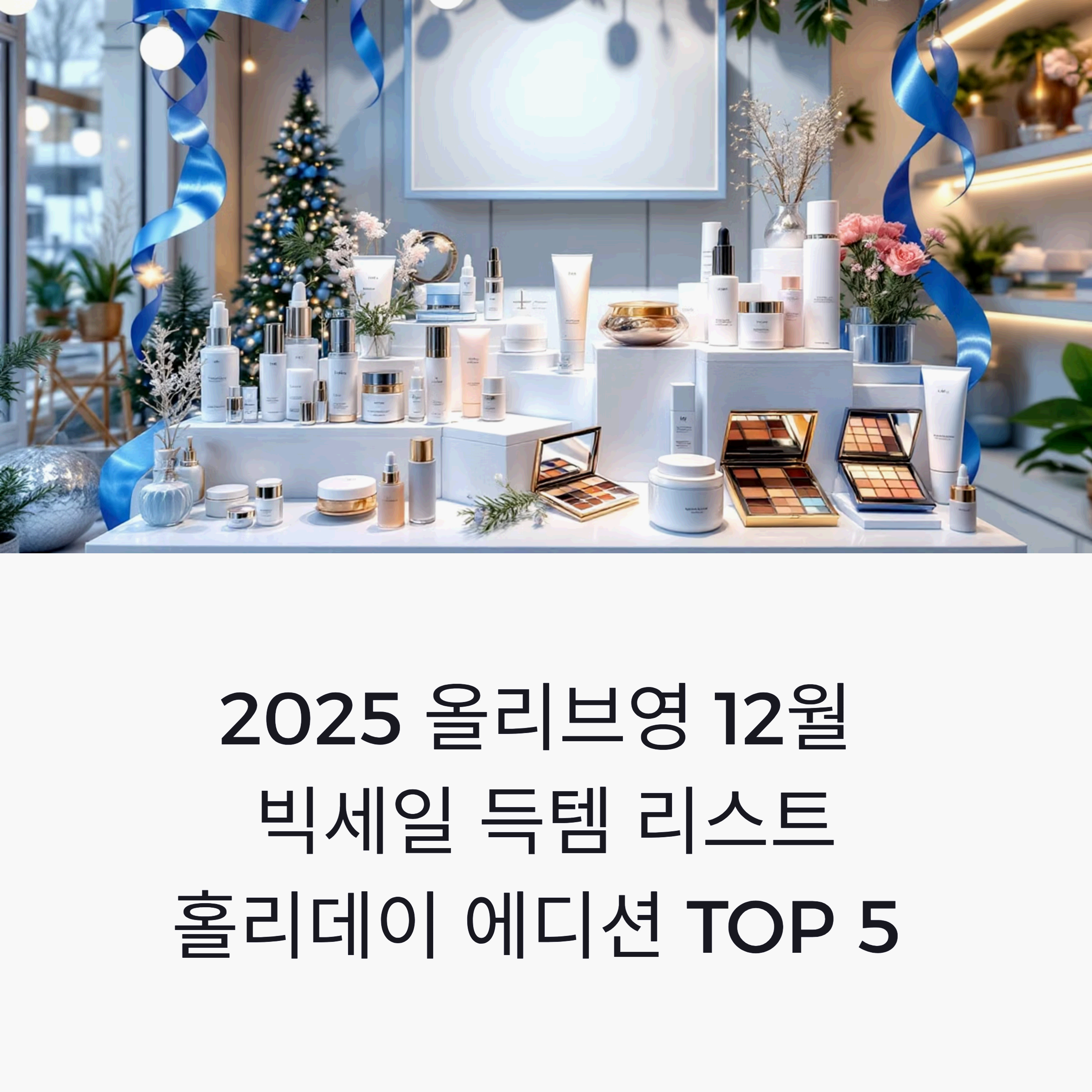 2025년 올리브영 12월 빅세일 홀리데이 한정판 및 연말 선물 추천 총정리