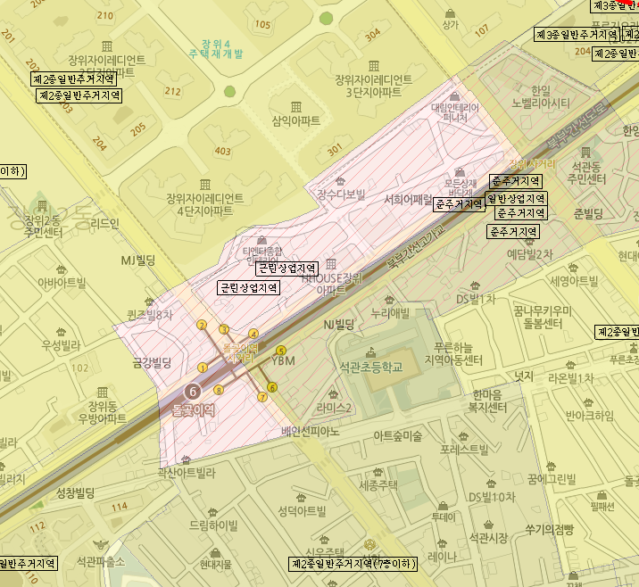 성북구 근린 상업지역