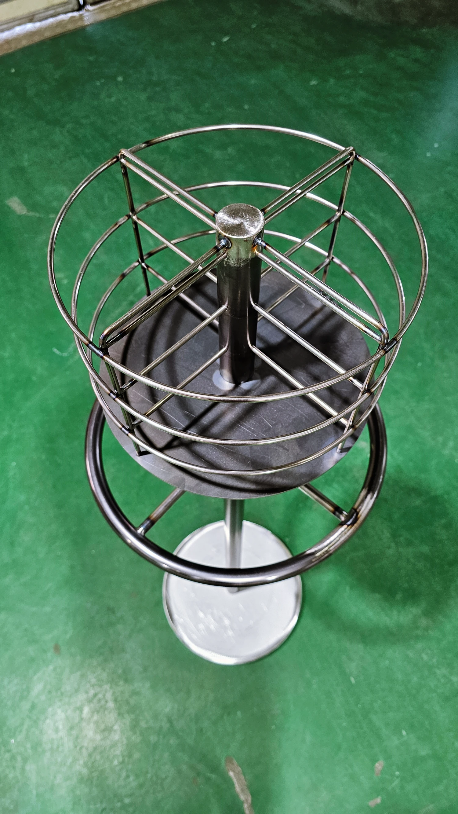 완성된 장우산 걸이대