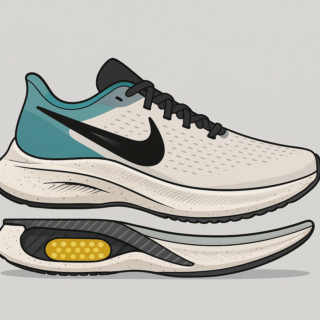 운동화의 기술 혁신 관련 사진