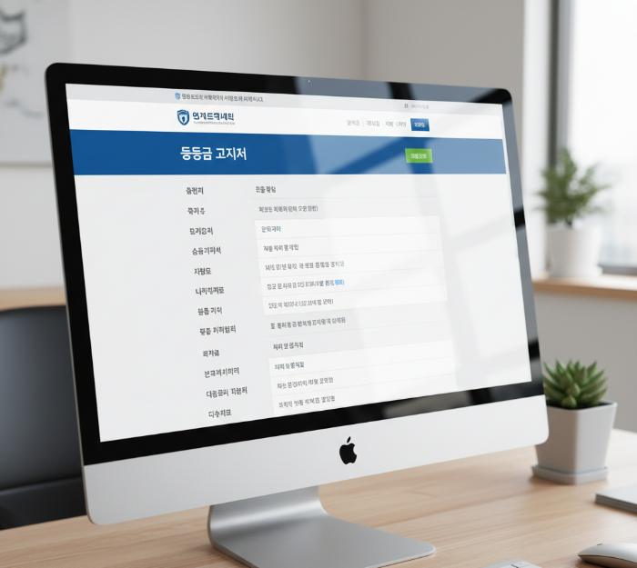 대학 신입생 등록금 납부 기간 안내 화면을 확인하는 모습