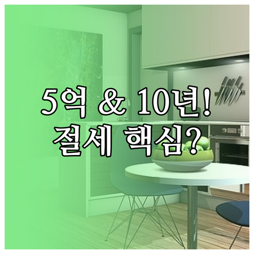 상속세 일괄공제 5억 증여세 10년 ..